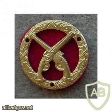 Danish Army Pistol Shooter qualification badge, gold img10637