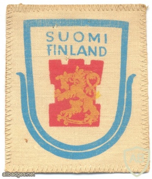 UNITED NATIONS - Finland peacekeeping contingents generic patch sleeve patch, printed, obsolete img10678