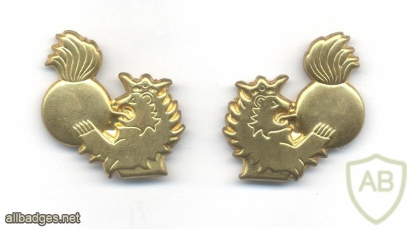 FINLAND Army - Satakunta Artillery Regiment collar badges, obsolete img10716