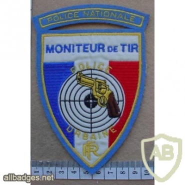 French National Police Shooting Instructor arm patch img10878