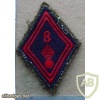 French 8th Infantry Regiment arm patch img11754