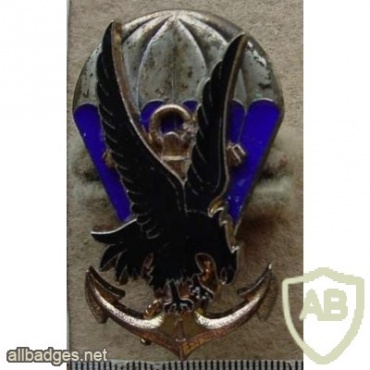 French 1st Battalion Parachute Command and Support pocket fob badge img11885