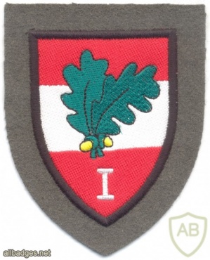 AUSTRIA Army (Bundesheer) - 1st Corps Command sleeve patch, dress uniform, type 2 img11949