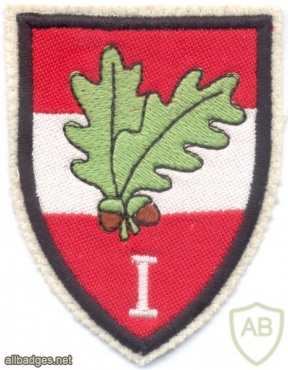 AUSTRIA Army (Bundesheer) - 1st Corps Command sleeve patch, gala uniform, type 1 img11950