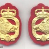 DENMARK The Prince's Life Regiment (Danish Prinsens Livregiment) collar badges
