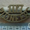 India 107th Pioneers shoulder title