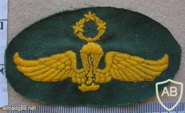Indonesian Marine Corps Master Paratrooper wings - 300 Jumps, combat dress img12469