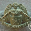 Irish Army Signals collar badge, brass, voided