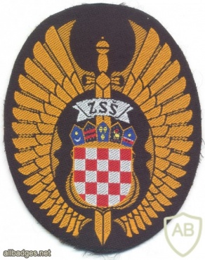 CROATIA Command and Staff School sleeve patch, 1993 img12790
