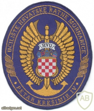 CROATIA Naval Academy sleeve patch img12789