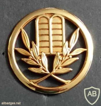 Army jewish chaplain cap badge, gold img13197