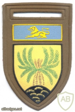 SOUTH AFRICA 4th South African Infantry Battalion 'tupperware' shoulder flash img13236