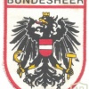 AUSTRIA Army (Bundesheer) - Army generic sleeve patch, printed