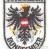 AUSTRIA Army (Bundesheer) - Army generic sleeve patch, felt