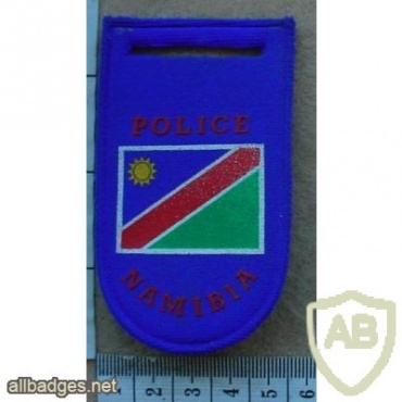 Namibian Police Force arm flash, ladies size, smaller letters img13655