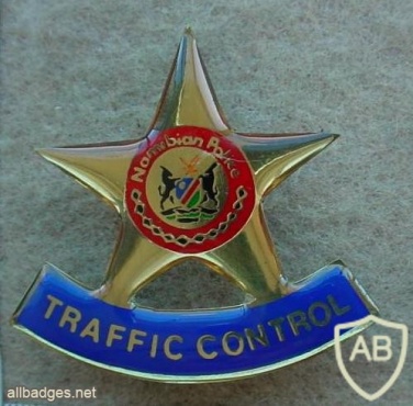 Namibian Police Force Traffic Control breast badge img13769