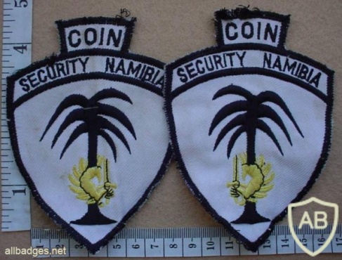 COIN Security Namibia arm patches img13778