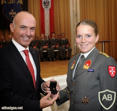 AUSTRIA Army (Bundesheer) - Theresian Military Academy sleeve patch, gala uniform img13737