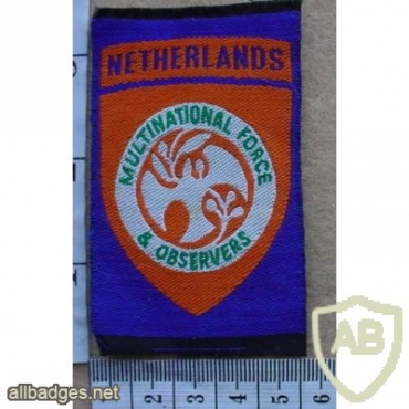 Netherlands Multinational Force & Observers arm patch img13832