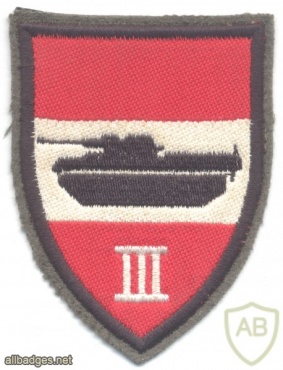 AUSTRIA Army (Bundesheer) - 3rd Corps Command sleeve patch, dress uniform img13863