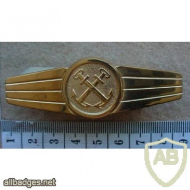 General Navy service badge, gold img14171