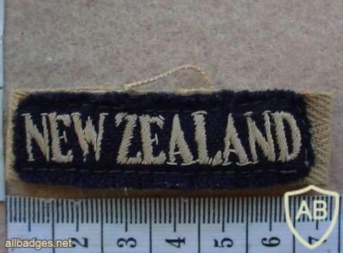 New Zealand shoulder title, as worn by the Long Range Desert Group img14326