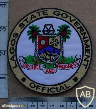 Nigeria - Lagos State Government Official arm patch img14329