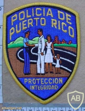 Puerto Rico Police arm patch 1 img15077