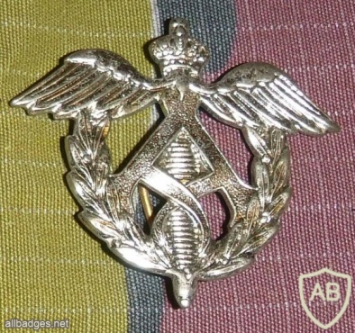 Belgium Administrative Corps cap badge, silver img15512