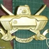 Demonstration armor school cap badge, gold