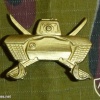 Armor center cap badge, gold