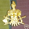 Engineers cap badge, gold