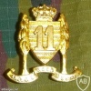 11 line infantry cap badge, gold img17017