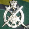 7 line infantry cap badge, silver, type 2
