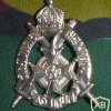 7 line infantry cap badge, silver img17010