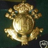 14 line infantry cap badge, gold
