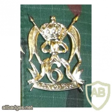 6 Regiment Lancers cap badge img17421