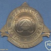 British WW2 Civil Defence Force Cairo cap badge img19640