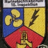 GERMANY Navy - Naval Techical School (10.Inspection) sleeve patch