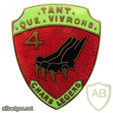 FRANCE 503rd Tank Regiment, 4th Battalion pocket badge img19848