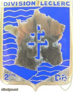 FRANCE 2nd Armoured Division pocket badge img20309