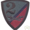 POLAND 2nd Reconnaissance Regiment parachutist patch, color