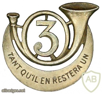 FRANCE 3rd Regiment Huntsmen of Africa pocket badge img20754