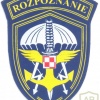 POLAND Reconnaissance Forces parachutist patch w/ "Reconnaissance" tab, thermal