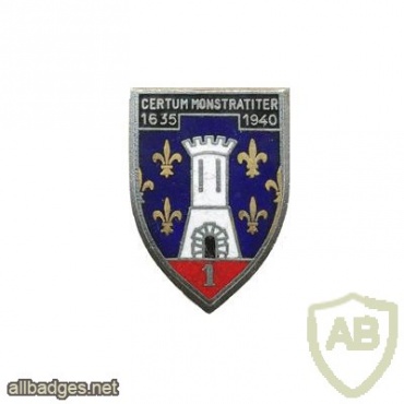 FRANCE 1st Cuirassier Regiment pocket badge img20739