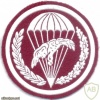 Polish Army HQ 6th Airborne Division, paratrooper arm patch, maroon