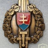 Slovak Republic Army cap badge