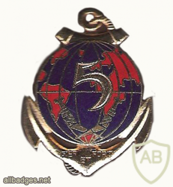 FRANCE 5th Overseas Interarms Regiment pocket badge img21062