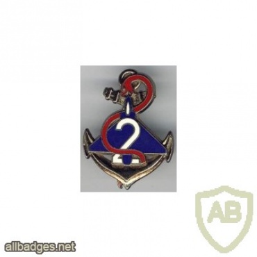 FRANCE 5th Overseas Interarms Regiment, 2nd Battery pocket badge img21063