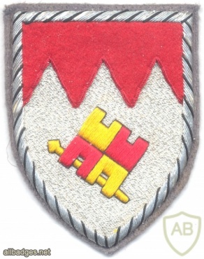 GERMANY Bundeswehr - 12th Armoured Division patch, 1961-1994, thick padded img21106